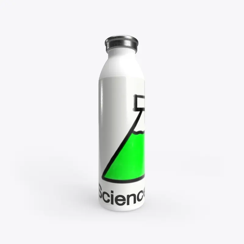 Science nerds water bottle